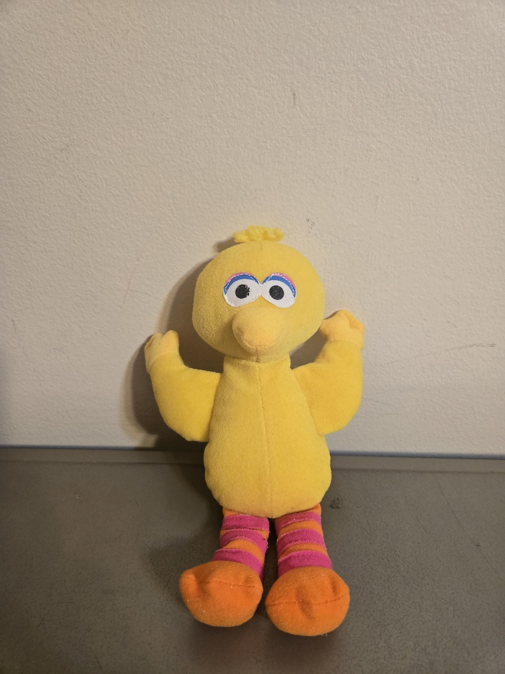 Vintage Tyco 1997 Big Bird 8" Bean Bag Plush Toy